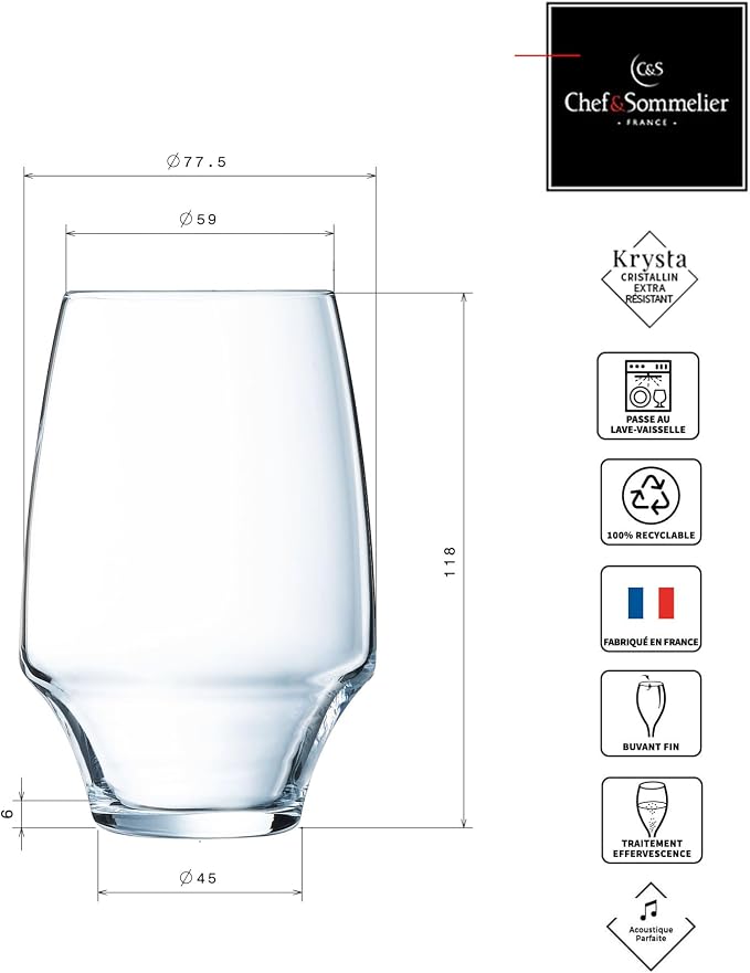 Chef & Sommelier Glass 35 cl Open Up - Image 8