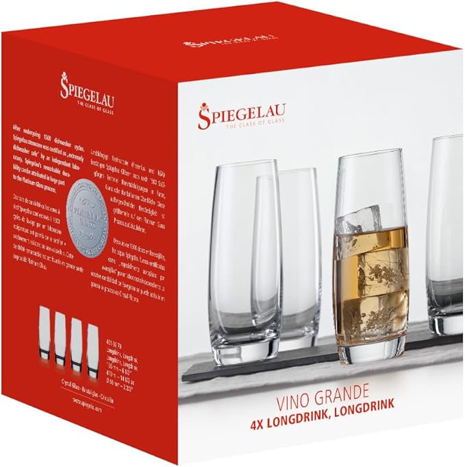 Spiegelau Vino Grande 4510279 4 Piece Crystal Long Drink Glass Set 410 ml - Image 6