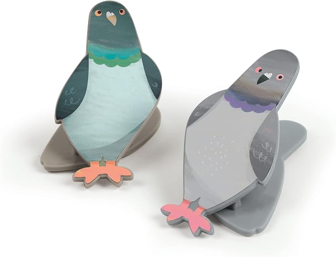 Genuine Fred PECKISH, Pigeon Magnetic Bag Clips, Set of 4, Chip Clips, Bag Clips for Food, or for use on the fridge - Image 6