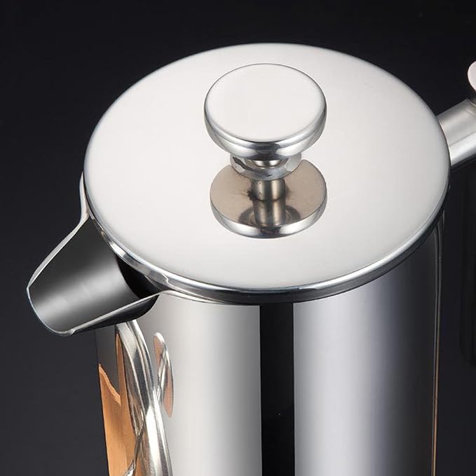Coffee Brewer - Double-Layer Filtration System with Thermal-Safe Glass, Smooth Cold Brew & Tea Extraction for Men Women Baristas Enthusiasts, Perfect for Kitchen Café Office Travel Apartment