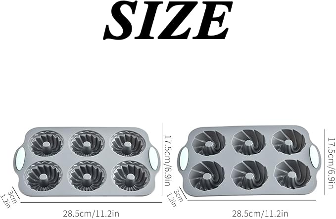 Wreath Ice Mold, Christmas Wreath Ice Cube Tray Mold, Holiday Christmas Shaped Silicone Ice Cube Making Trays/Molds, 6 Hole Silicone DIY Mold Suitable for Ice Cubes, Cakes, Soap (Type-A)