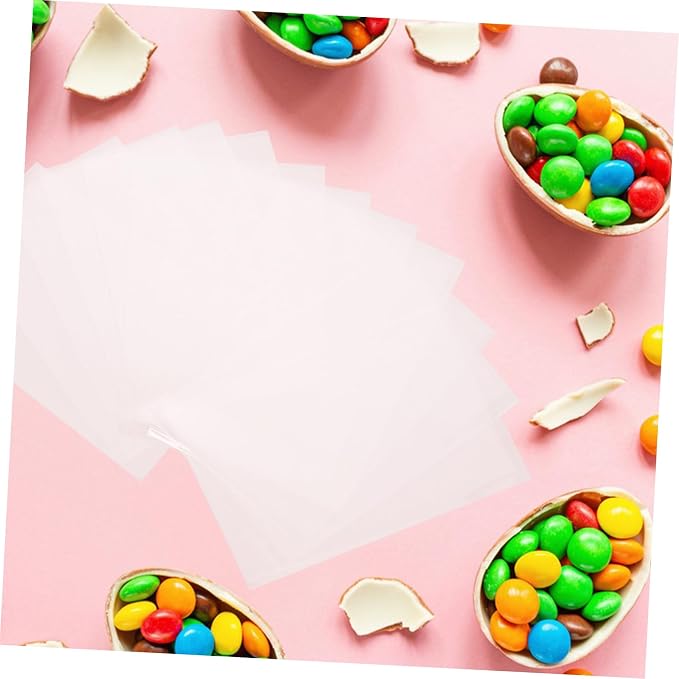 PRETYZOOM 100pcs Cellophane Bags for Cookies and Candies Self-sealing Snack Packaging for Parties Decorative Treat Wrappers for Gifting and Celebrations - Image 9