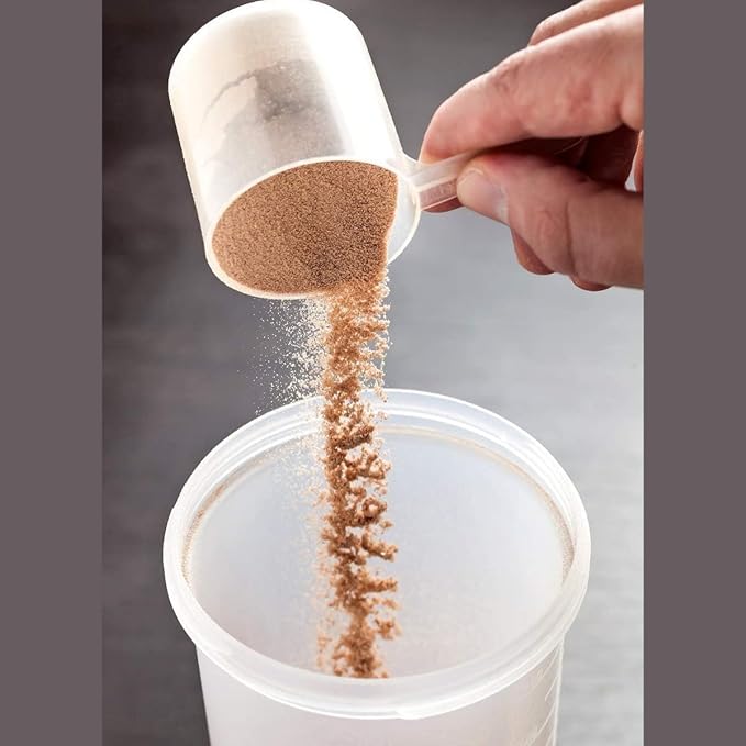 Plastic Measuring Scoop, 1 Tablespoon (14.8 cc | 1/2 Oz. | 14.8 mL) Long Handle Spoons for Powders, Granules, Coffee, Pet Food, Baking Supplies, Protein and Other Dry Goods, BPA Free (Set of 5)