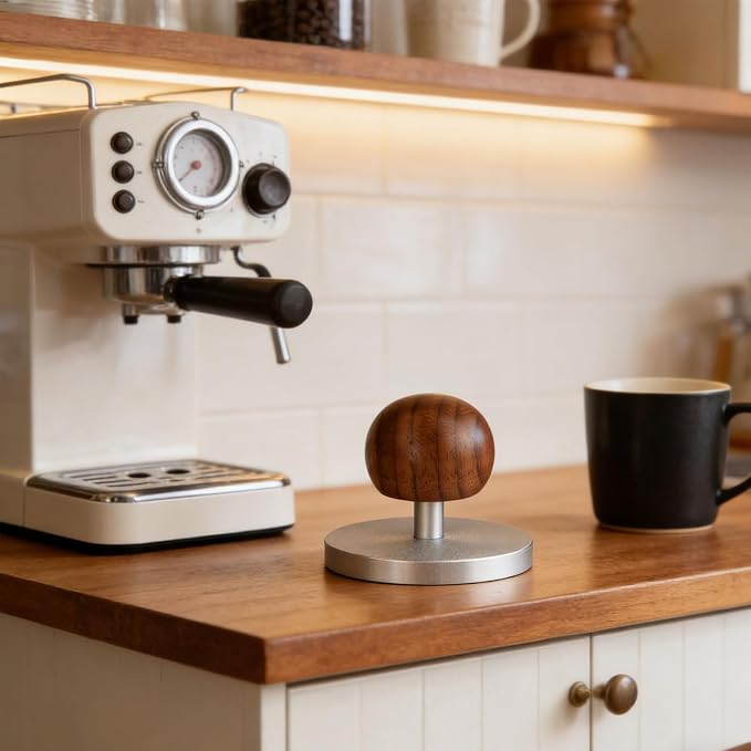 Versatiled Coffee Tamper Tool Comfortable Grip for Home Brewing and Coffee Shop Use Available in 51mm and 58mm Size Tamper - Image 9