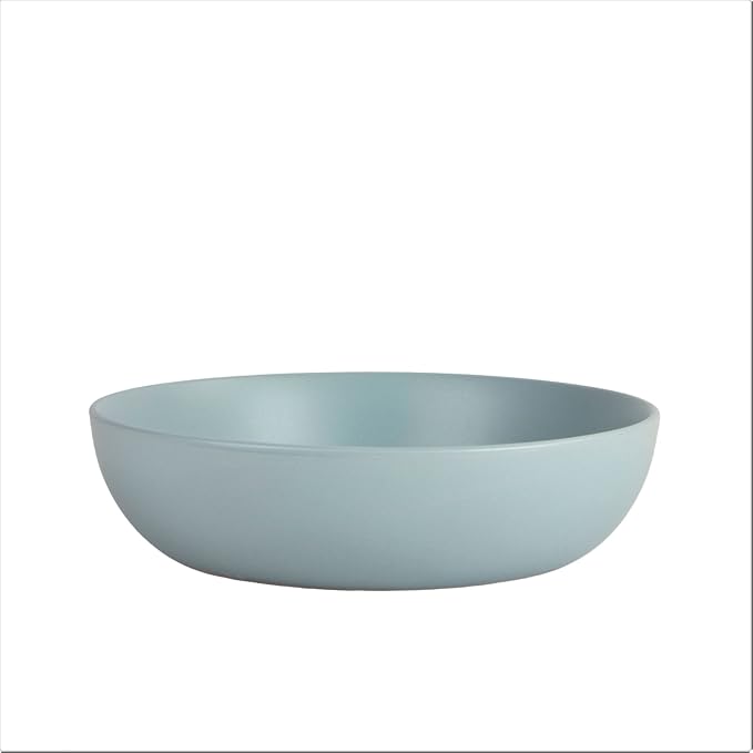 10 Strawberry Street Wazee Matte 9"/48oz Serving Bowl, Set of 2, Mineral Blue - Image 5