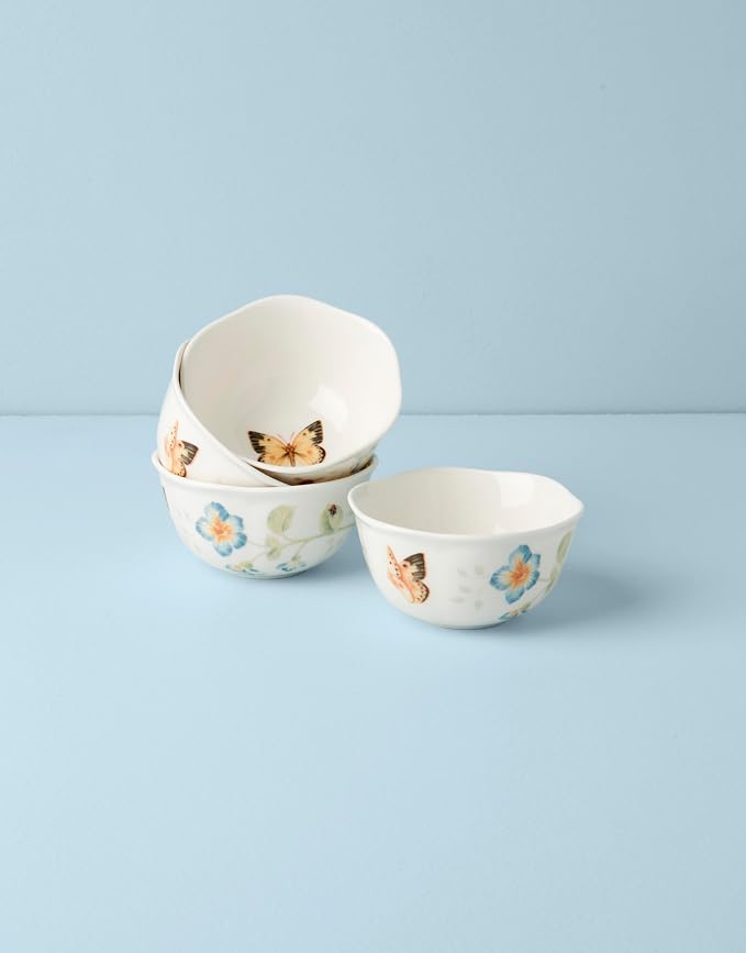 Lenox 880122 Butterfly Meadow 4-Piece Dessert Bowl Set - Image 3
