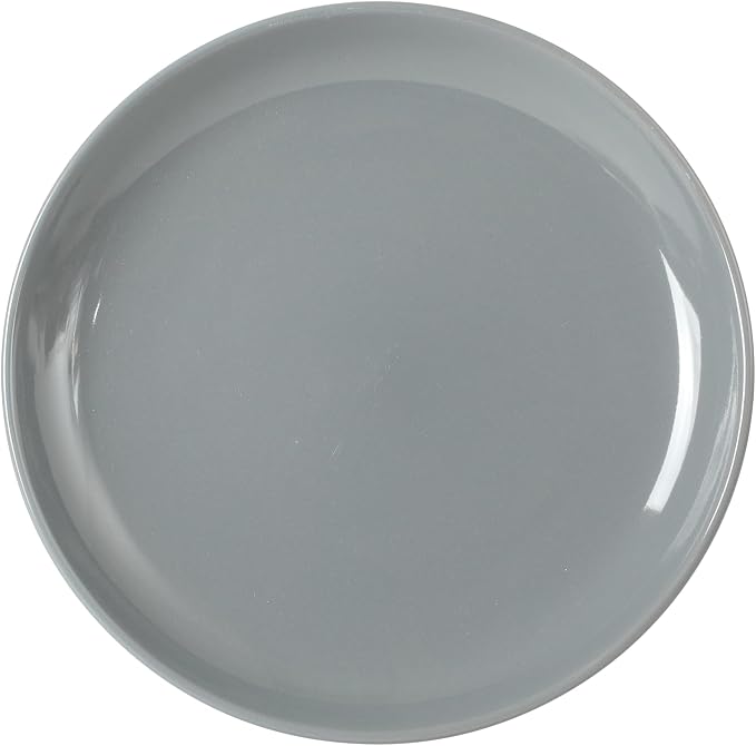 Gibson Home Rockaway 12 Piece Plates and Bowls Matte Outside/Shiny Inside Glaze Service for 4 Dinnerware Set - Blue - Dishwasher and Microwave Safe - Image 9