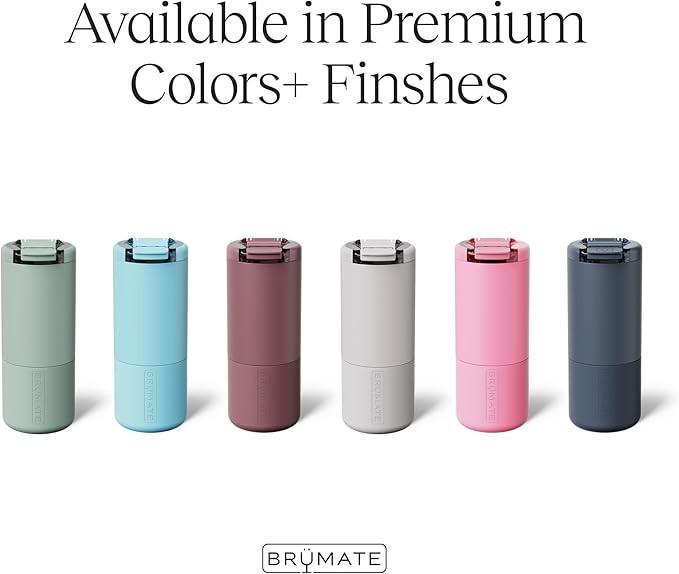 BrüMate Strova 18oz 100% Leakproof Insulated Coffee Mug | Ceramic-Lined Interior | Built-In Silicone Sleeve for Travel | Locking Flip Lid (Terrazzo) - Image 6