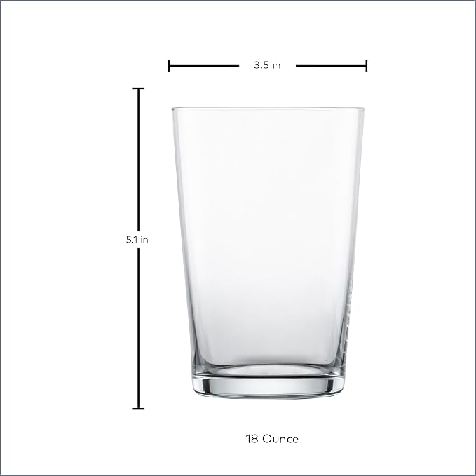 SCHOTT ZWIESEL Basic Bar Allround Tumbler 18 Ounce (Set of 6), Drinking Glasses for Every Day, Dishwasher-Safe Tritan Crystal Glasses, Made in Germany - Image 6