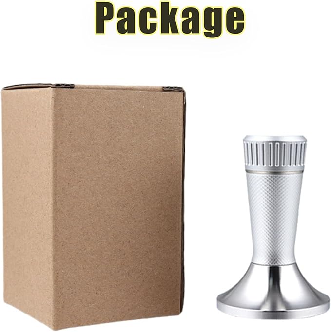 2-in-1 Espresso Tamper and Distributor Magnetic Set 53mm,Dual Head Coffee Tamper with Stirrer for 54mm Portafilter,Stainless Steel Espresso Tools for Barista Home Coffee Machine Accessories (Silver)