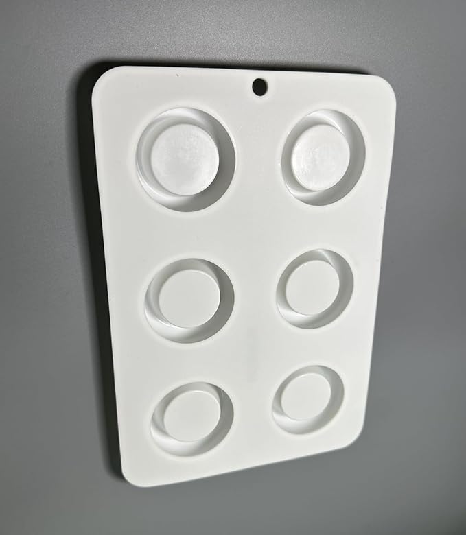 mostsom Cake Mold Round Shape Pudding Molds Silicone Chocolate Mold for Ice cube Pancake Cookie Pastry Mold