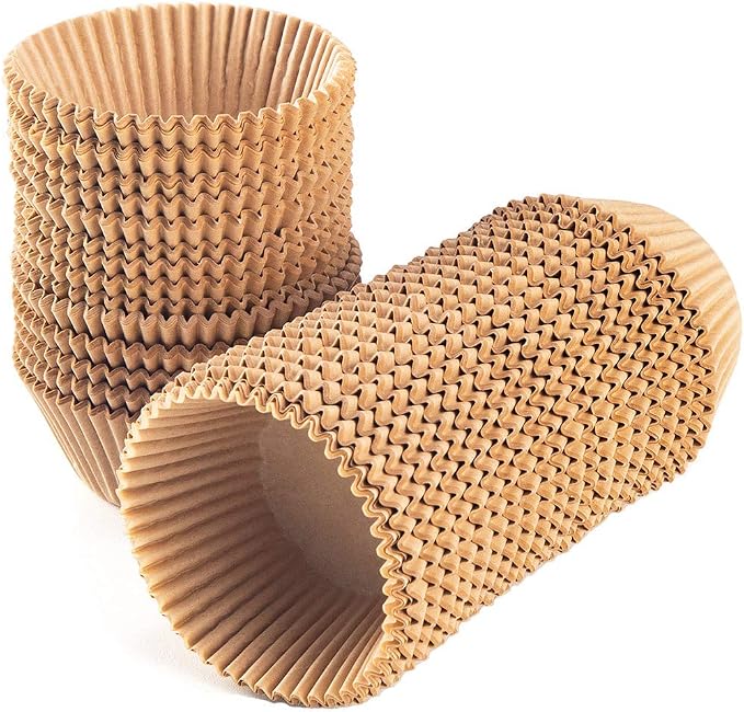 Caperci Standard Natural Cupcake Liners 500 Count, No Smell, Grease-Proof Paper Muffin Liners, Food-grade Baking Cups for Cupcakes, Muffins, Nuts - Image 8