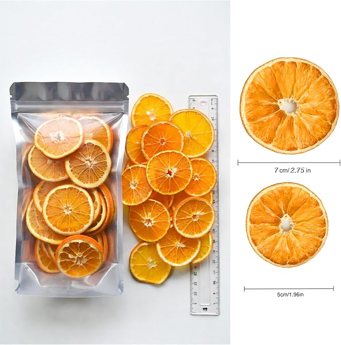 Dried Orange Slices for Crafts 4.5oz, Rustic Christmas Fall Decoration | Dried Orange Slices for Crafts 4.5oz, Rustic Christmas Fall Decoration - Image 8