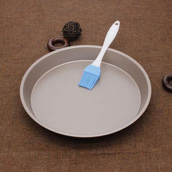 NOLITOY Nonstick 9 Inch round Carbon Steel Baking Tray for Bread and Cake Baking High Temperature Resistance and Easy to Clean for Restaurant and Professional Cake Shop - Image 6