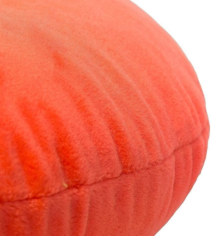 EvZ Official Certified Rage Emoji Pillow - 32cm Large Soft Plush Angry Red Face Emoticon Cushion - Funny Decorative Stuffed Toy for Stress Relief, Room Decor & Moody Gift (Red) - Image 3