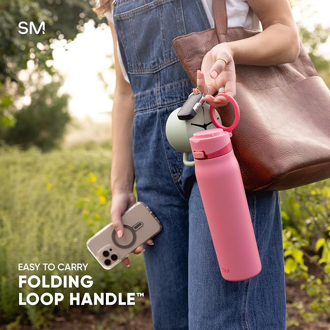 Simple Modern Halloween Water Bottle with Straw |24oz | Spiderweb | Mesa Loop Insulated Water Bottle for School, Sports, Travel | Leak Proof, Stainless Steel, Spiderwebs - Image 10