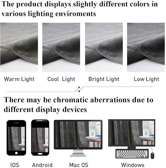 Grey Waterfall Velvet Valances W79 inches, 1 Panel | Super Luxury Waterfall Swag Valance for Kitchen, Living Room, Room Darkening Thermal Insulated Window Drapes for Bedroom - Image 7