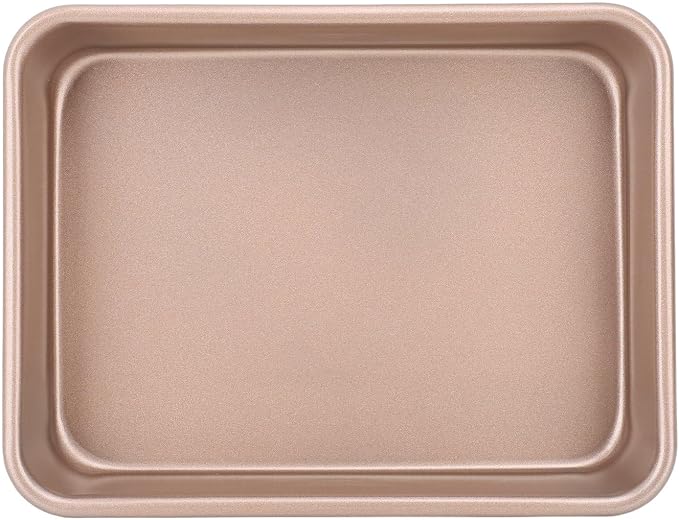 Zerodis Baking Cookie Sheets Baking Trays Rectangular Sheet with Even Heat Distribution for Cakes Pastries Carbon Steel Pan Non Stick Oven Tray Carbon Steel (Medium Rectangular) - Image 9