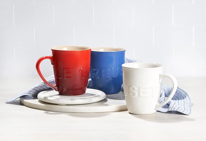 Le Creuset Stoneware Extra-Large Logo Coffee Mug, 20oz., Marseille - Image 6