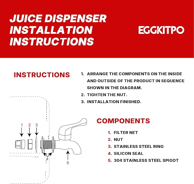 EGGKITPO 1.5 Gallon Drink Dispensers with Spigot and Elegant Stand for Parties Polycarbonate Lemonade Dispenser with Wood Stand Blue Cover Iced Beverage Dispenser for Water Punch Juice BPA FREE