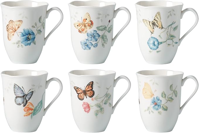 Lenox 892798 Butterfly Meadow 6-Piece Mug Set - Image 4