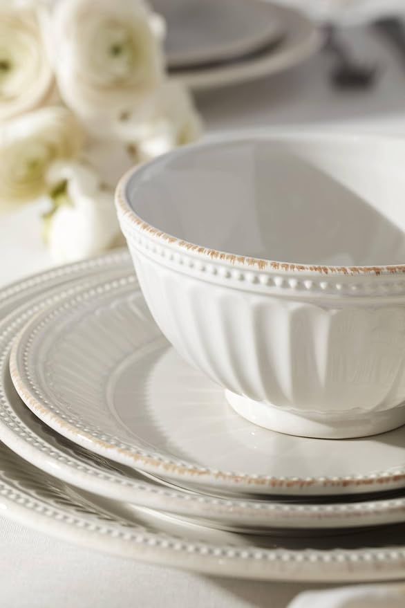 Lenox 895721 French Perle Groove Dinner Plates, Set Of 4 - Image 9