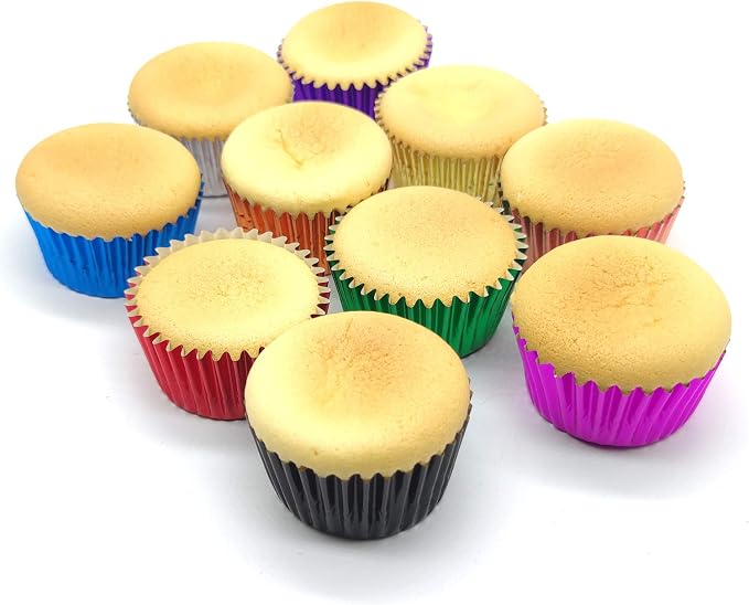 Standard Hot Pink Foil Cupcake Liners Muffin Baking Cups for Party and More, 100-Count - Image 7