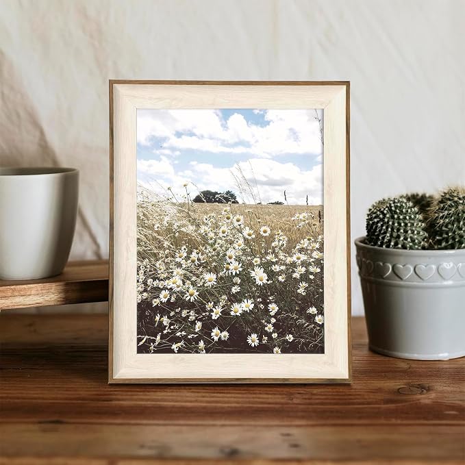 XOCUUI Wall Art for Living Room Landscape Canvas Wall Decor Meadow with Flowers Vintage Paintings Classical Wildflower Field Scene Boho Floral Pictures Decor Gifts for Bathroom Bedroom 8x10 Unframed - Image 7