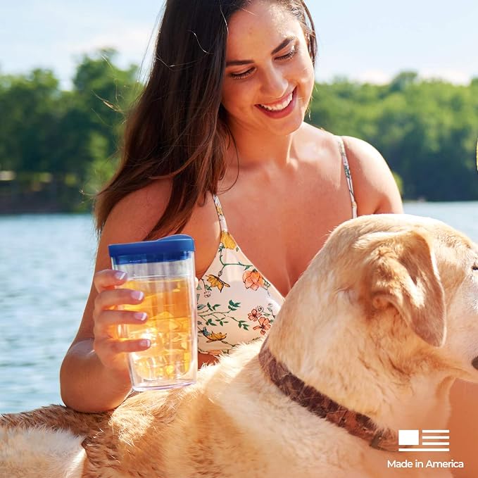 Tervis Clear & Colorful Tabletop Made in USA Double Walled Insulated Tumbler Travel Cup Keeps Drinks Cold & Hot, 16oz, Elderberry Wild - Image 13