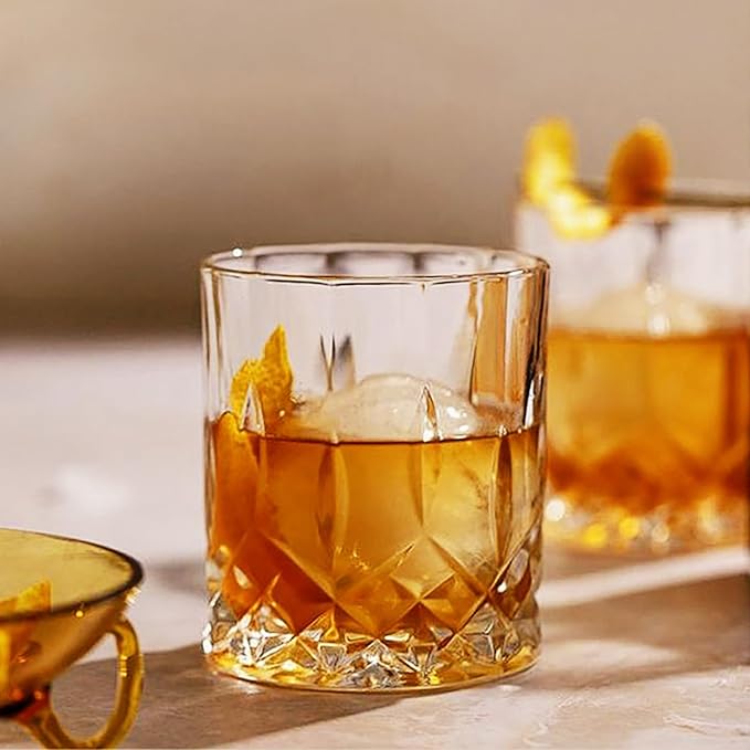 Whiskey Glasses - Premium Set of 24 Elegant and Clear Tumbler Glasses for Whisky, Scotch, and Bourbon - Barware Glassware - Image 6