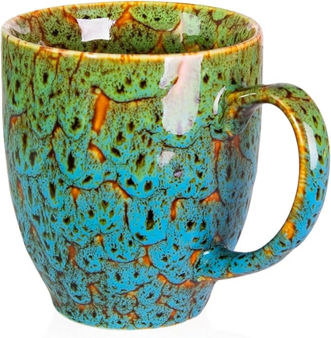 16oz Ceramic Coffee Mug Tea Cup with Handle Novelty Mug for Office and Home | Ideal Gift for Housewarming, Christmas, Birthday, Dishwasher & Microwave Safe (Coffee, Tea, Hot Cocoa, Latte Cup) - Image 9