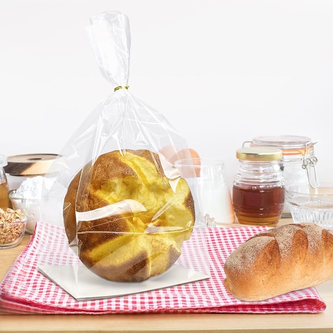 Morepack Gusseted Flat Bottom Cellophane Bags 6x4x13 Inch 50Pcs | with Paper Insert - Image 7
