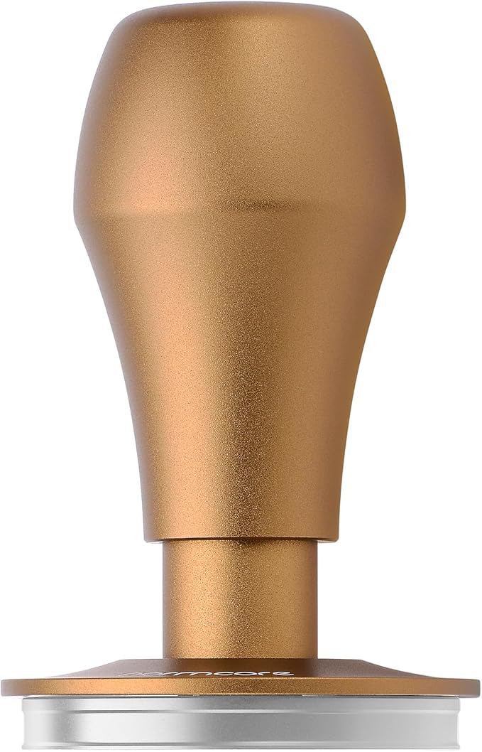 Normcore 51.5mm Coffee Tamper V4.1, Spring-Loaded Tamper with Click Feedback, Compatible with La Pavoni Professional PL, Europiccola EL, Bronze