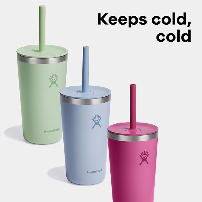 Hydro Flask All Around Tumbler Straw Lid, Insulated Travel Mug, Stainless Steel Coffee Cup 20 Oz Reef - Image 6