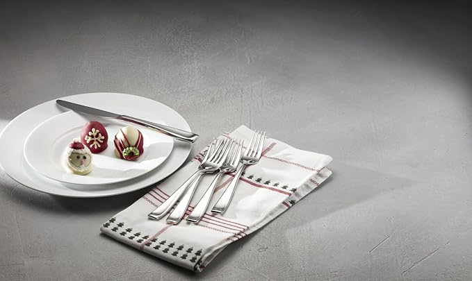 Oneida Moda 2-Piece Silverware Serving Forks, Flatware | silver, dishwasher safe | heavy duty, cutlery set for kitchen and dining, serving utensil set, wedding silverware - Image 4