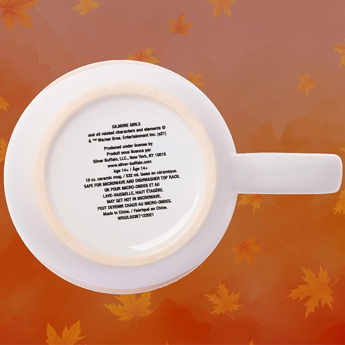 Silver Buffalo Gilmore Girls Luke's Diner Stars Hollow, Ceramic Mug, 18oz | Cafe Logo, Coffee, 0.53 Liters - Image 7