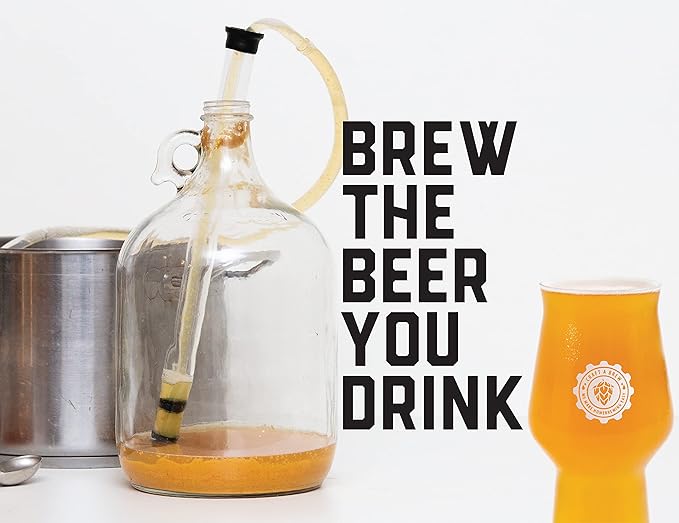 Craft A Brew - White House Honey Ale - Beer Making Kit - Make Your Own Craft Beer - Complete Equipment and Supplies - Starter Home Brewing Kit - 1 Gallon
