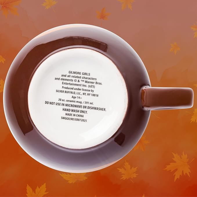 Silver Buffalo Gilmore Girls Luke's Coffee Pot, 3D Sculpted Mug, 20oz | Ceramic, 0.59 Liters - Image 7
