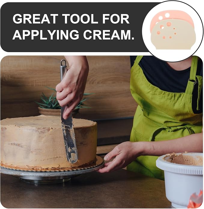 2pcs Reusable Pp Dough Scraper with Measuring Scale and Non-slip Surface, Ergonomic Design Cake Cutter for Baking Breads and Pastries in Kitchen - Image 8