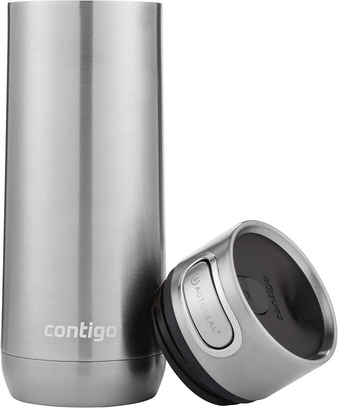 Contigo Luxe Vacuum-Insulated Stainless Steel Thermal Travel Mug 16 Ounces Stainless Steel - Image 9