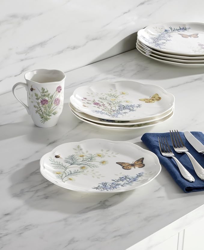 Lenox 897793 Butterfly Meadow Herbs Accent Plates, Set Of 4 - Image 3