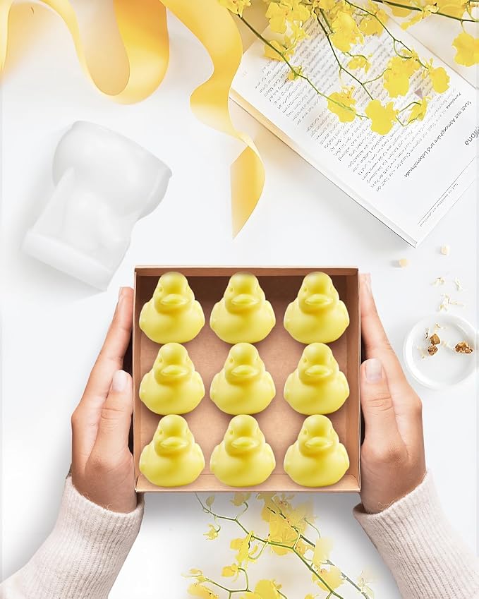 Duck Silicone Mold - 3D Duck-Shaped Candle & Chocolate Fondant Mold for Resin, Plaster, Aroma Resin, Clay Craft - Image 9