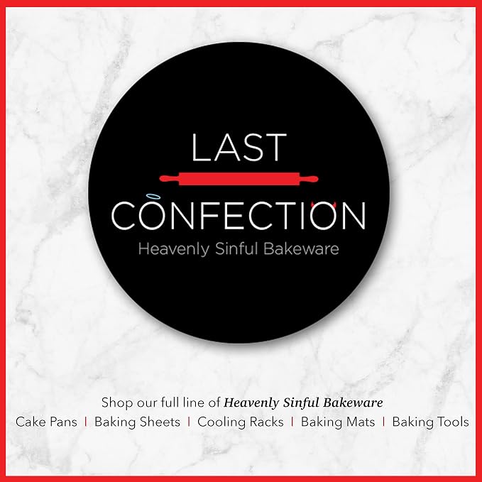 8 x 2 Inch Round Cake Pans, Set of 2 Anodized Aluminum Cake Pans Baking Tins - Image 7
