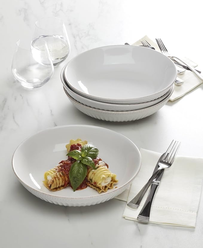 Lenox 897275 French Perle Groove Dinner Bowls, Set of 4 - Image 3