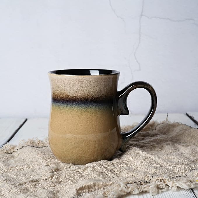 Bosmarlin Large Ceramic Coffee Mug, 20 Oz, Big Tea Cup for Office and Home, Dishwasher and Microwave Safe(20 Oz, Walnut) - Image 6