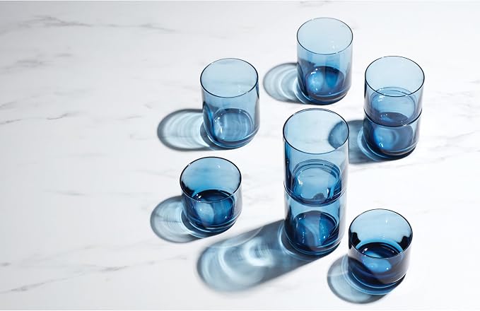 Lenox Tuscany Classics Stackable Drinkware, Glass, Dishwasher Safe, Short Glasses, Set of 4 (4 Piece) - Image 4