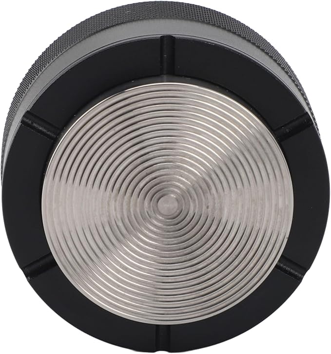 Coffee Distributor and Tamper, Dual Head Coffee Leveler Fits for Portafilter, Espresso Hand Tamper, Professional Adjustable Depth Espresso Hand Tamper(58mmblack)