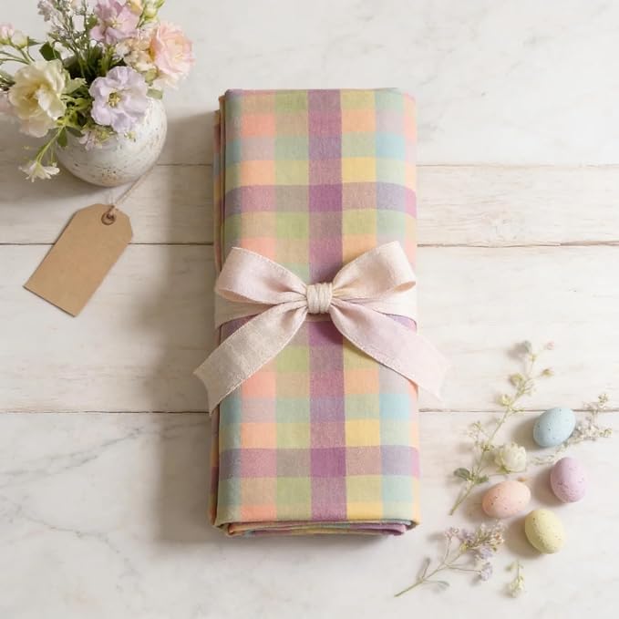 Urban Villa Table Runner Cotton Heavier Quality 14x72 Easter Check - Image 8