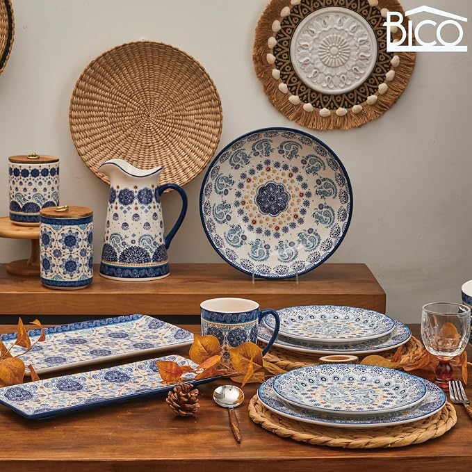 Bico Blue Talavera Spoon Rest for Stove Top, Ceramic Spoon Holder for Kitchen Counter, Easy to Clean Coffee Spoon Rest Dishwasher Safe, Kitchen Cooking Utensil Rest for Ladles Spatula - Image 7