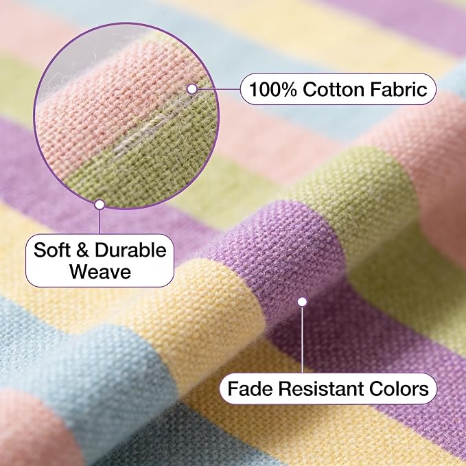 Urban Villa Tablecloth Cotton Tabletop 60x84 (6-8 Seats) Easter Checks - Image 6